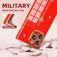 thumbnail image 3 of Compatible with  iPhone 15 Pro Max Case【Full Camera Protection】 Cute Heart Pattern & Electroplate Reinforced Corners Shockproof Edge Bumper Case 2023 [6.7 inches]-Red, 3 of 14
