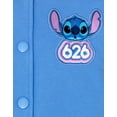 thumbnail image 4 of Chaqueta Disney Lilo & Stitch Varsity Bomber azul claro 14-16, 4 of 5