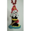 Fireman Dog Dalmation Boot Firehat Hose Necklace Mardi Gras Beads