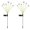 White_2, variant on Decorative Solar Walkway Light Mushroom Shape Trail Light for Lawn and Driveway with Soft Glows and Easy Installation