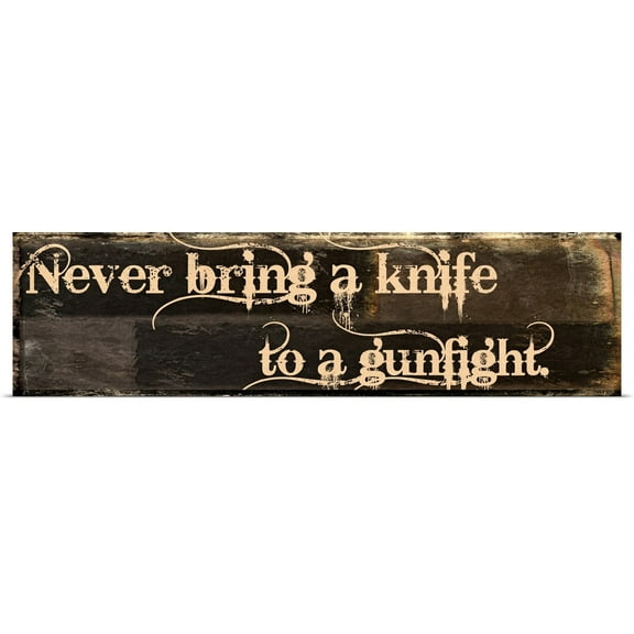 Great BIG Canvas | Rolled Color Bakery Poster Print entitled Gunfight