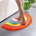 thumbnail image 6 of Ukeler Bath Rugs Soft & Absorbent Cartoon Rainbow Polyester Bath Rug, 6 of 7