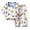 Dark Blue, variant on Gubotare Toddler Boys Pajamas Set Children's Basic Sleepwear Set Printed Long Sleeve Pajamas 2T 3T (Blue,2-3 Years)