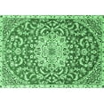 thumbnail image 1 of Ahgly Company Indoor Rectangle Medallion Emerald Green Traditional Area Rugs, 2' x 3', 1 of 4
