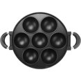 thumbnail image 1 of YVE 7 Hole Cooking Cake Pan Cast Iron Omelette Pan Non-Stick Cooking Pot Breakfast Egg Cooker Cake Mold Kitchen Cookware-0630, 1 of 5