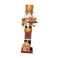 thumbnail image 2 of Estatua de cascanueces de 4 piezas, adorno de escritorio, escultura de cascanueces, decoración navideña para el hogar, chimenea, escritorio, armario., 2 of 9