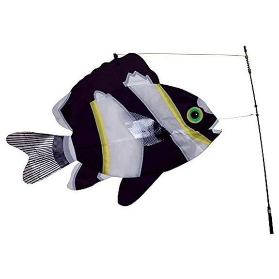 Premier Kites Swimming Fish - Black & White