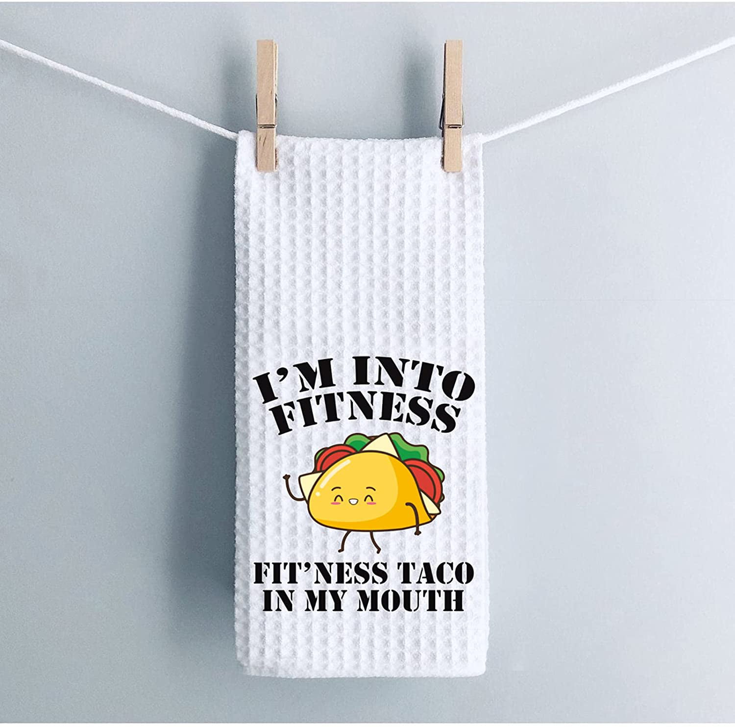 LXOMILL Taco Gifts Funny Kitchen Towels Taco Accessories Cute Decorative  Dish