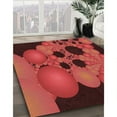 thumbnail image 2 of Ahgly Company Indoor Rectangle Patterned Cranberry Red Area Rugs, 3' x 5', 2 of 6