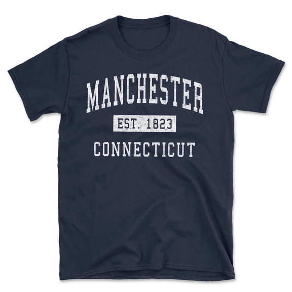 Manchester Connecticut Classic Established Men's Cotton T-Shirt