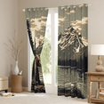 thumbnail image 3 of Manfei Teens Female Men Safari Bear Black Out Curtains,Woodland Wildlife Curtains Pack of 2 (42x63 Each),Jungle Animal Bedroom Curtains,Microfiber Bedroom Decor, 3 of 6