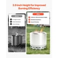 thumbnail image 4 of Solo Stove Bonfire 27 Inch Smokeless Fire Pit Stand Stainless Steel Portable Outdoor Camping Holder, 4 of 6