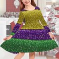 thumbnail image 1 of LOVZFMLL Robe Sans Manches Extensible Ligne A Robe de Récital Scolaire Patineuse Manches Courtes Col Rond, 1 of 4