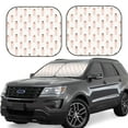 thumbnail image 2 of Picia Poodle Dog 2 Piece Car Windshield Sun Shade Foldable | Foldable Sun Shield for Front Window Blocks UV Rays and Keeps Your Vehicle Cool-Medium, 2 of 7