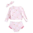 thumbnail image 6 of eczipvz Bathing Suit Girl Toddlers and Baby Girls' 2-Piece Long Sleeve Rashguard Set(Pink,2-3 Years), 6 of 7