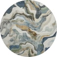 thumbnail image 2 of Addison Rugs Mayfield Premium Machine Washable Transitional Modern Denim Round Rug, 8' x 8', 2 of 6