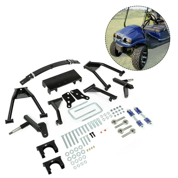 Kojem 3.5" A-Arm Lift Kit for 2004-2014 Club Car Precedent Gas or Electric Black Steel Powder Coated