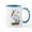 White/Blue Inside, variant on CafePress - White Pelican Mug - 11 oz Ceramic Mug - Novelty Coffee Tea Cup