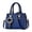 Dark Blue, variant on STYLAGO Purses and Handbags for Women Leather Tote Shoulder Bag Medium Satchel Top Handle Bags for Ladies