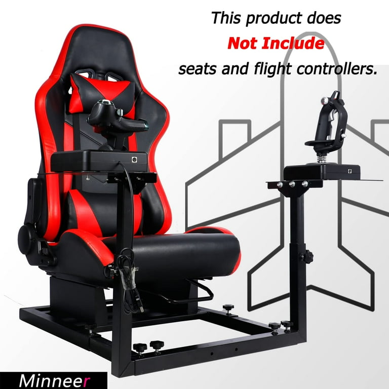 Minneer Flight Simulator Cockpit Fit for Logitech X52/X52pro/X56,Thrustermaster Hotas Warthog,Compatible with Xbox One,PS4,PC Platforms(Seat Not