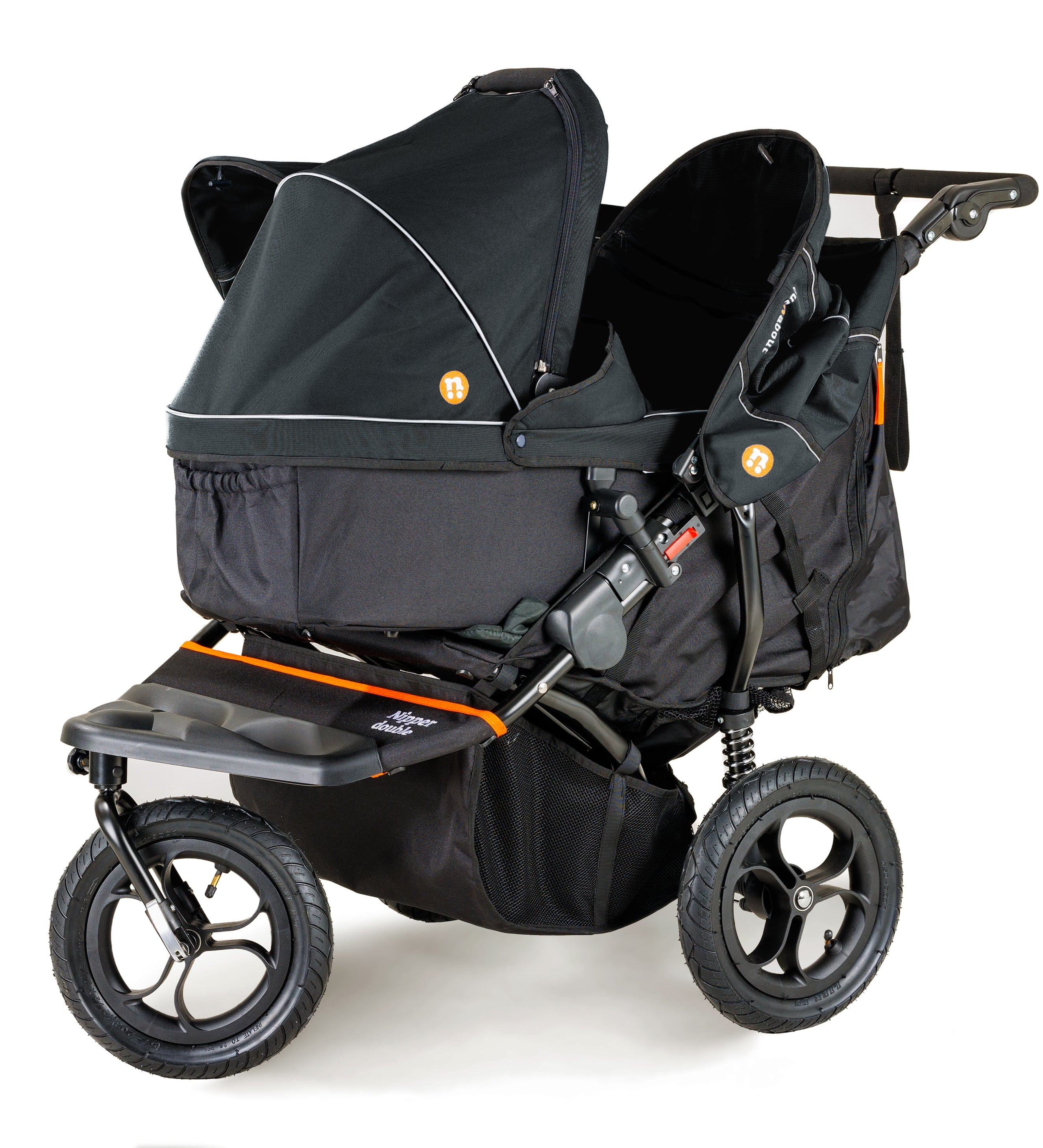 Out'n'About Nipper Double Stroller Carrycot Adapter 1