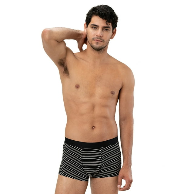 Paquete de Bóxer para Caballero Forte Underwear Modelo Carlos, Estilo ajustado, Colores obscuros surtidos