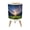 Color 4, variant on Small Trash Can with Lid Dynamic Basketball Splash Orange Paint Bold Action Sports Lover 1.8 Gallon Dog Proof Trash Can Round Garbage Can Waste Bin Wastebasket for Bathroom Bedroom Living Room