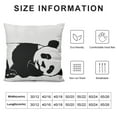 thumbnail image 5 of ONETECH  Funny Panda Gifts for Women Men,   Panda Pillow Case  Panda Themed Room Bedroom Home Sofa Decor, 5 of 5