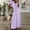 Purple, variant on SMihono Womens Beach Dress Casual Loose V-Neck Short Sleeve Dresses Cotton Linen Flowy A Line Split Hem Summer Sundress Red S