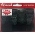 Vanguard Shirt Garter 2 Pair Original New Black Military Issue Heavy Duty (Shirt Stays