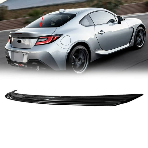 NINTE Rear Window Roof Spoiler for 2022-2023 SUBARU BRZ TOYOTA GR86 Gloss Black