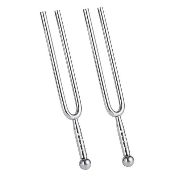 2X 440Hz A Tone Stainless Steel Tuning Fork Tuner Tunning Musical Instrument Gift