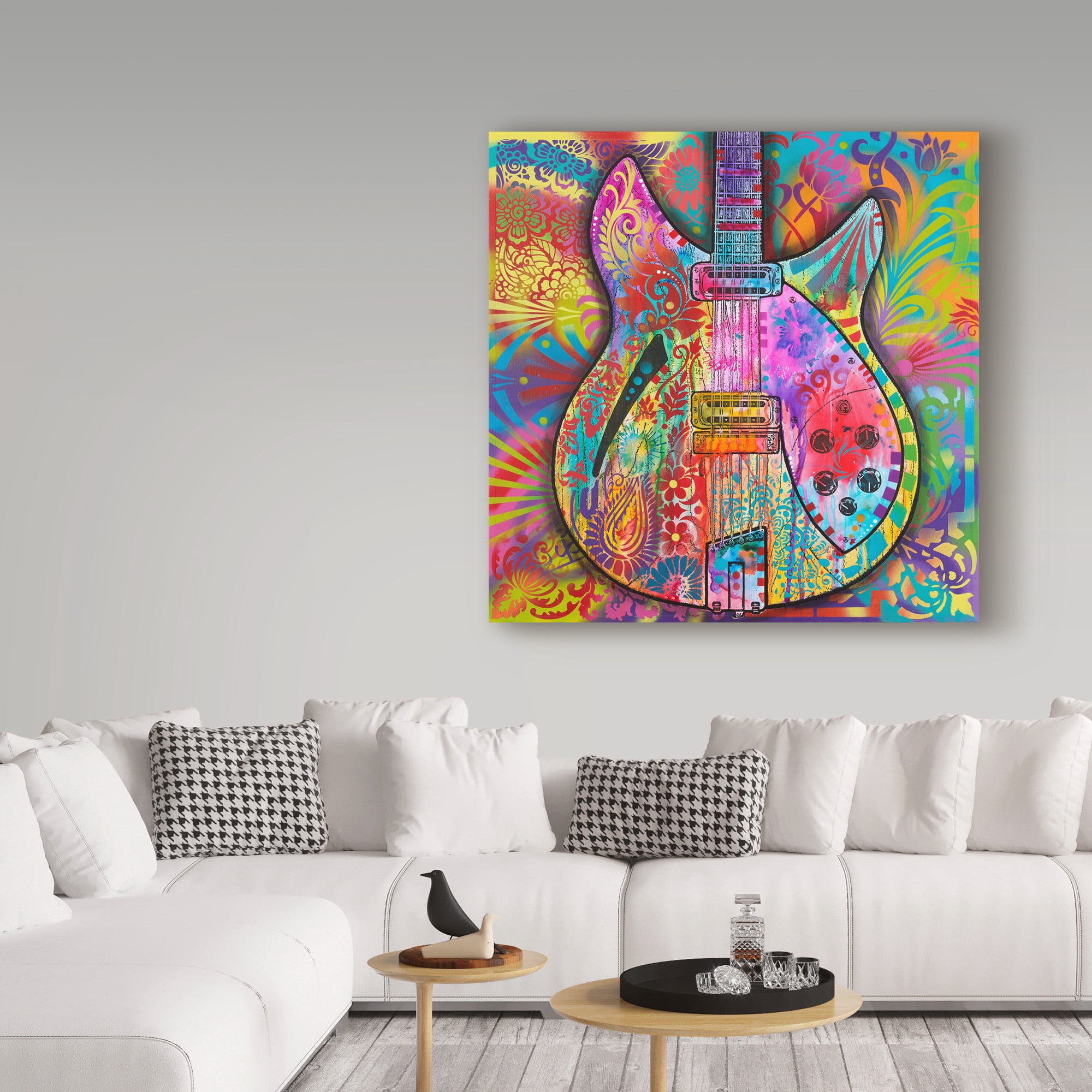 Trademark Fine Art 'Vintage 12 String' Canvas Art by Dean Russo