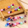 thumbnail image 4 of Juego de pernos para lengua en acero inoxidable, hipoalergénicos y de colores variados – Elige entre 10, 30, 50, 60 o 100 piezas para destacar tu estilo único., 4 of 6