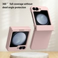thumbnail image 4 of Deck for Samsung Galaxy Z Flip 6 Case with Hinge Protection, Z Flip 6 Case with Outer Screen Protection, HD Clearly Full body Shockproof Case for Samsung Galaxy z flip 6 (2024),Pink, 4 of 5