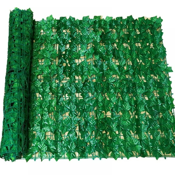 Artificial Privacy Fence Screen,19.7x19.7ft Artificial Fence Leaves Balcony Courtyard Ivy Privacy Fence Screen Leaf Decoration for Outdoor Garden Decor