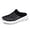 Black White, variant on Men Backless Sneakers Breathable Mule Cushion Open Back Casual Slippers for Men