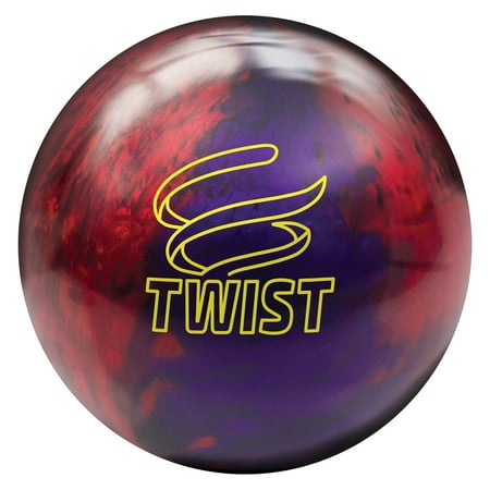 Brunswick Twist Reactive Bowling Ball- Red/Purple (Best Bowling Ball For Heavy Oil)