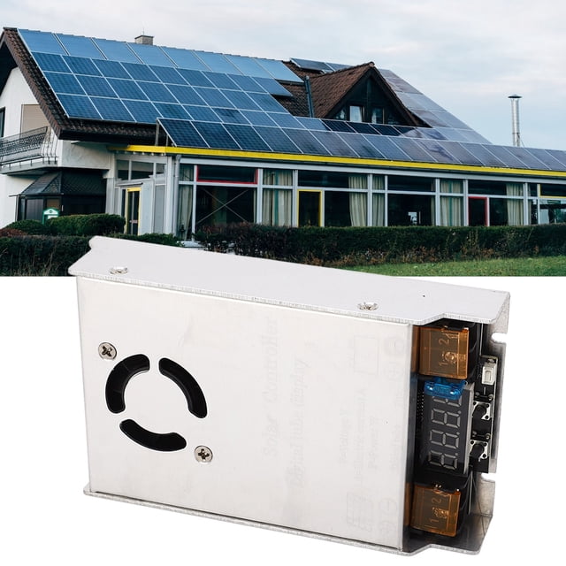 Controlador De Impulso MPPT, Baja Generación De Calor De Acero Inoxidable Tasa De Conversión Del 98% Controlador De Impulso Solar 12V-50V Para Vehículos Eléctricos
