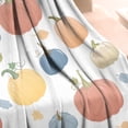 thumbnail image 2 of Fall Pumpkins Leaves Pattern Blanket,Comfortable Soft Lamb Wool Throw Blanket,All Season,Warm Lightweight Blankets for Sofa Bed Couch Living Room Chair,50"x60", 2 of 4