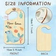 thumbnail image 2 of 10Pcs Ocean Animal Wood Baby Wardrobe Dividers Clothes Size Dividers Closet Organizers Nursery Decor from Newborn to 36 Month Hanger Baby Infant Wardrobe Divider for Newborn Baby Shower DIY, 2 of 9