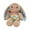 C, variant on Musatteng Striped Rabbit Plush Toy - Soft Stuffed Animal with Floppy Ears, Sensory Comfort Doll for Kids 3 Years