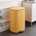 thumbnail image 6 of happimess Connor Rectangular 13.2-Gallon Trash Can with Soft-Close Lid and FREE Mini Trash Can, Daffodil Yellow, HPM1006L, 6 of 10