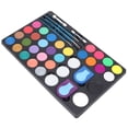 thumbnail image 1 of Face Paint, Face Body Paint 30 Colors Makeup Painting Kit Reusable Stencils Template With Painting Brushes For Halloween Costumes For Festivals, 1 of 8