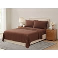 thumbnail image 3 of Brooklyn Loom Flax Linen 100% Linen Deep Pocket Brown 4-Piece California King, All Season, Adult Size, OEKO-TEX Certified, 3 of 9