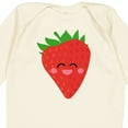 thumbnail image 4 of Inktastic Strawberry Kawaii Boys or Girls Long Sleeve Baby Bodysuit, 4 of 5