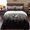 Gray, variant on Full Size Duvet Cover 4 Piece Bedding Set Foggy Forest Gradient Black Shadow Bed Sheet Sets Soft Microfiber Comforter Cover with Flat Sheet 2 Pillow Shams
