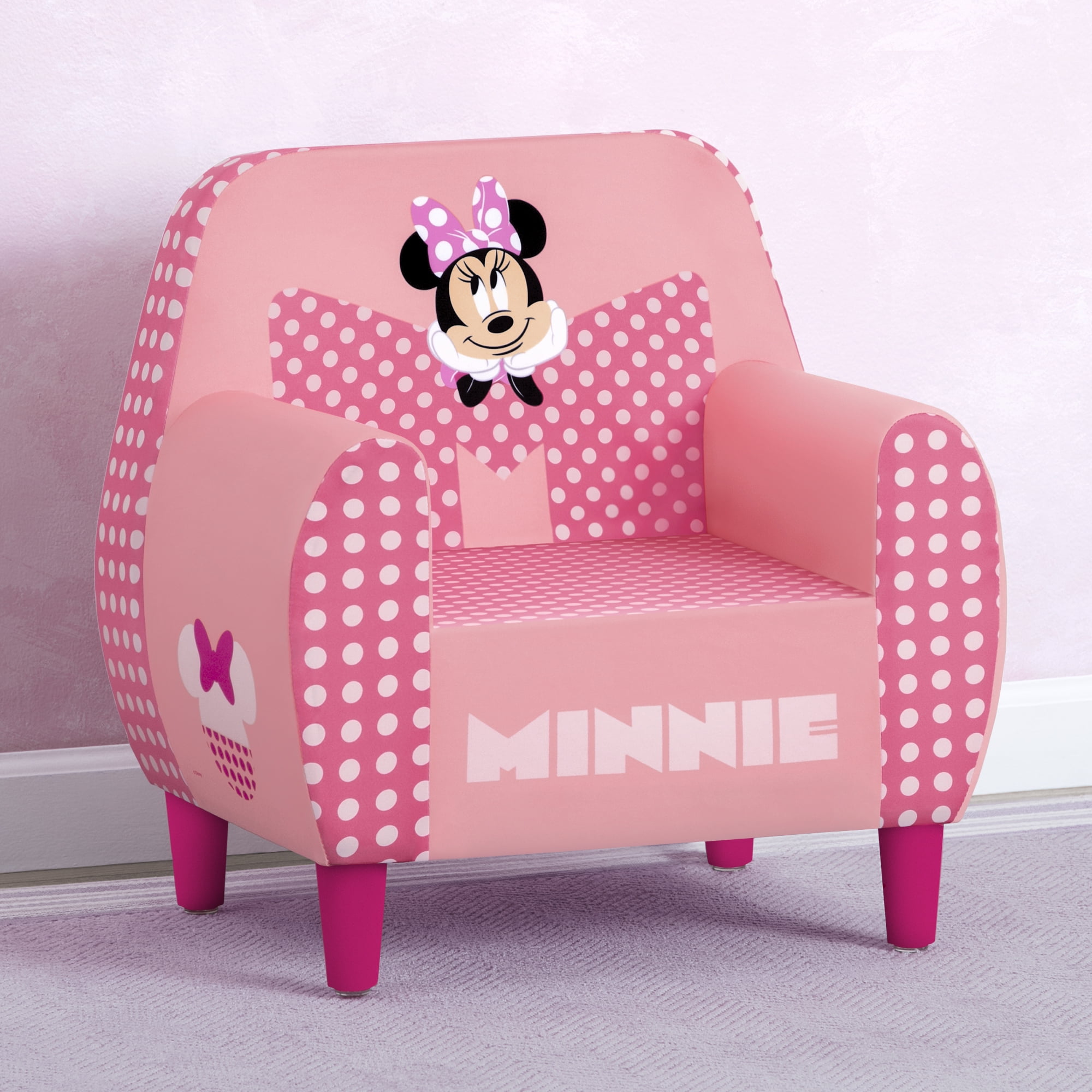 Disney Minnie Mouse Foam Chair by Delta Children, Pink