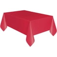 thumbnail image 5 of Rectangular 54" x 108" Red Plastic Table Covers, 3 Count, by Way To Celebrate, 5 of 8