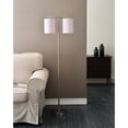 thumbnail image 3 of Kenroy Home Maddox Brushed Steel Floor Lamp, 3 of 3